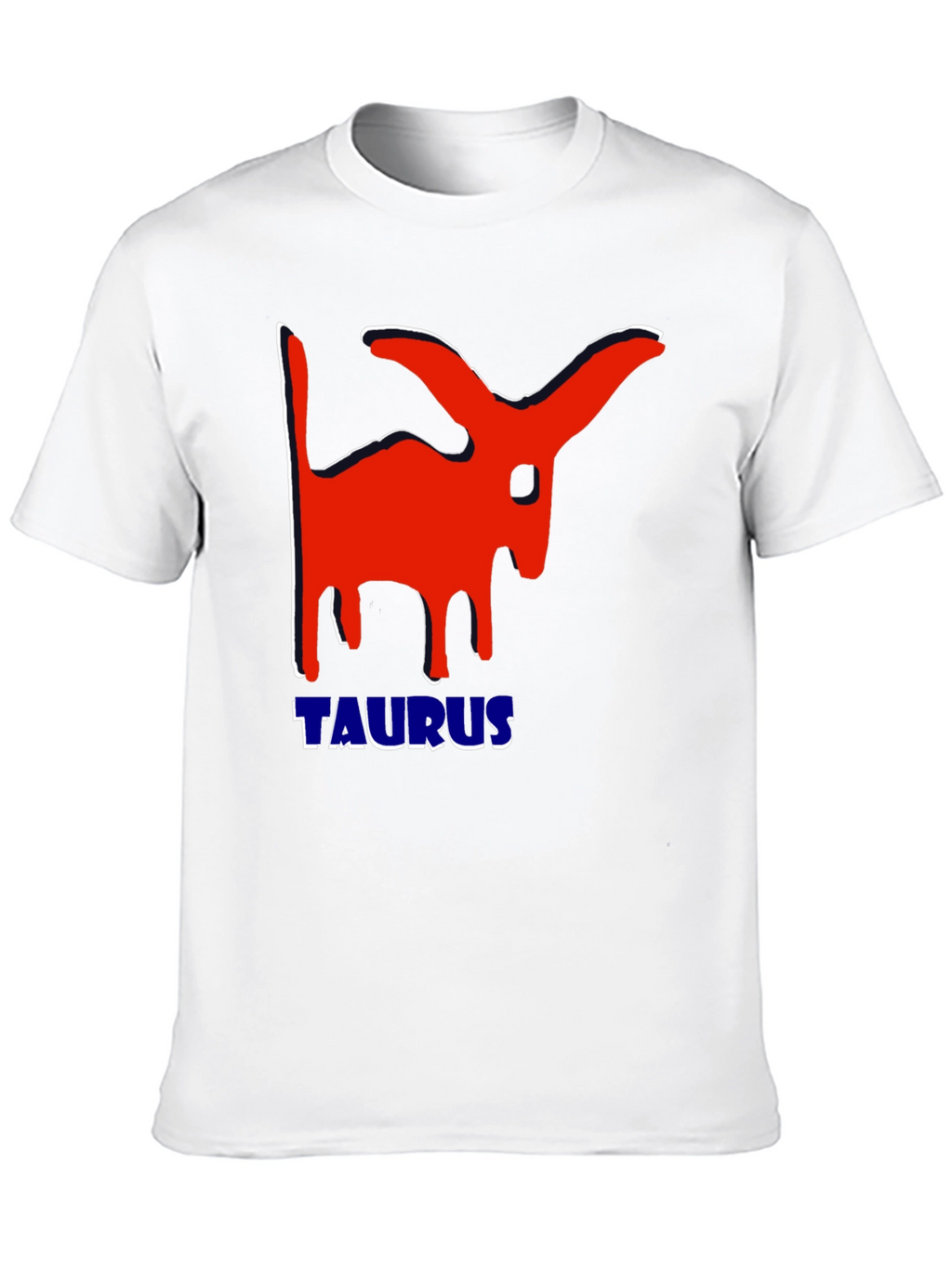 Taurus Zodiac Sign Graphic T-Shirt - Black