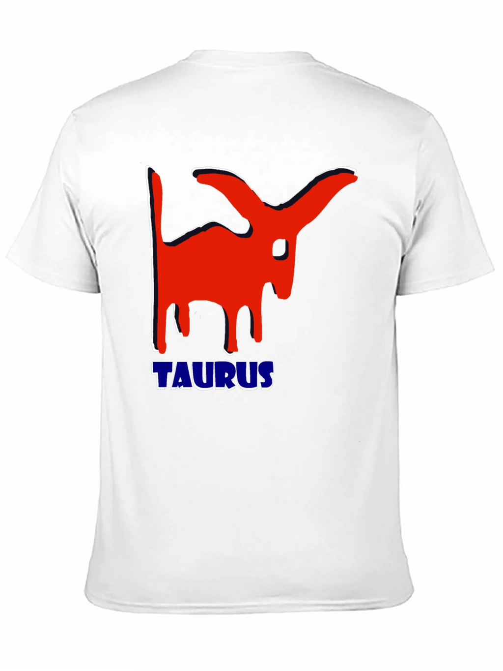 Taurus Zodiac Sign Graphic T-Shirt - Black