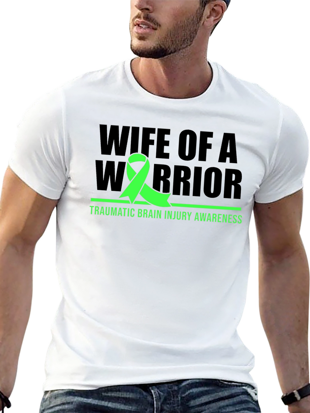 Wife of a Warrior TBI Awareness Tee