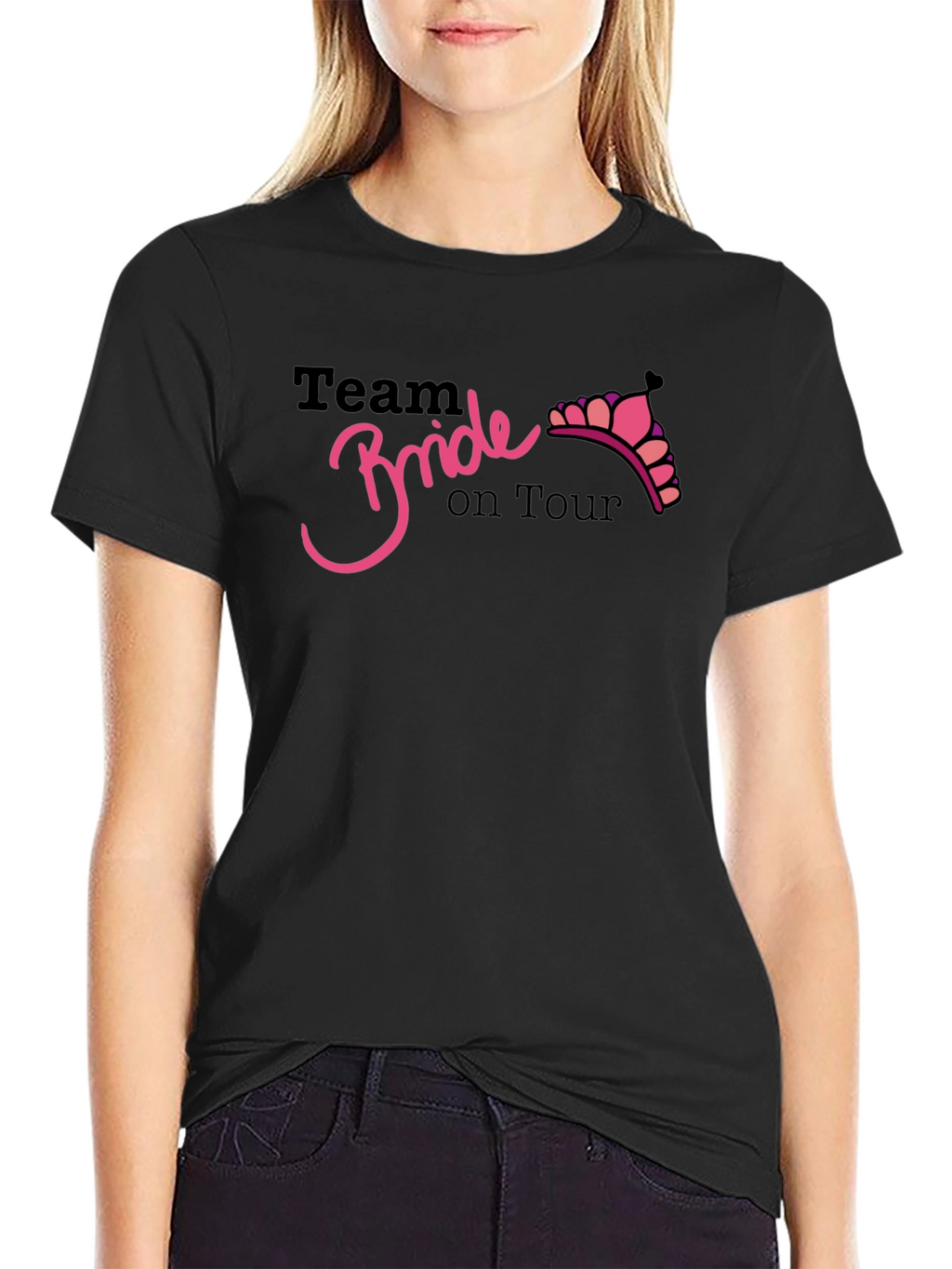 Team Bride On Tour Black Tee