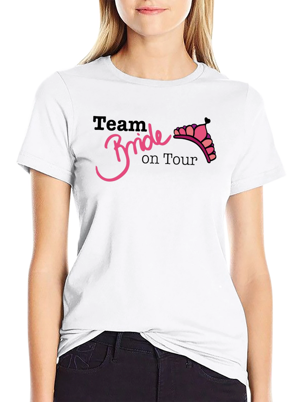 Team Bride On Tour Black Tee