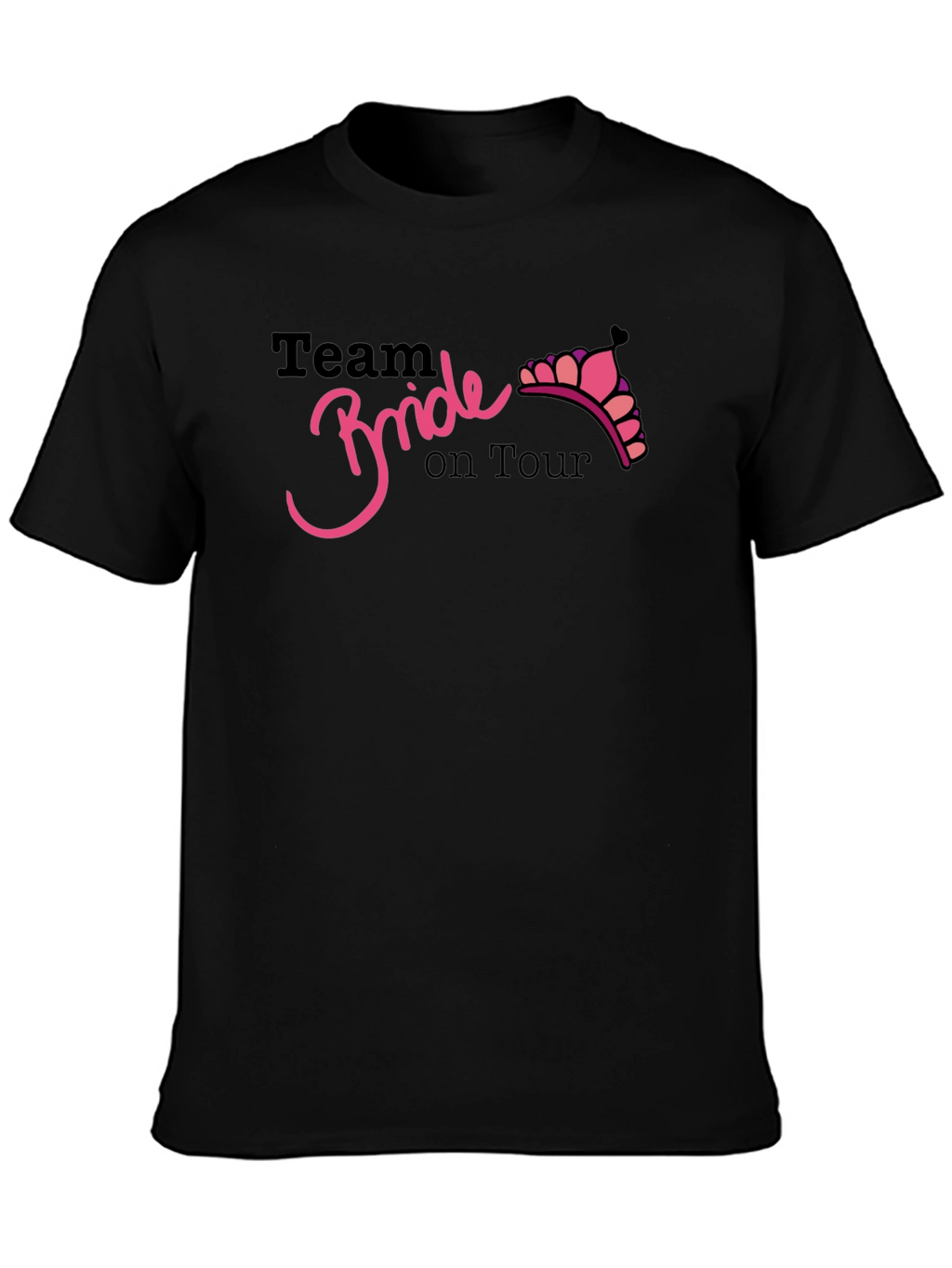 Team Bride On Tour Black Tee