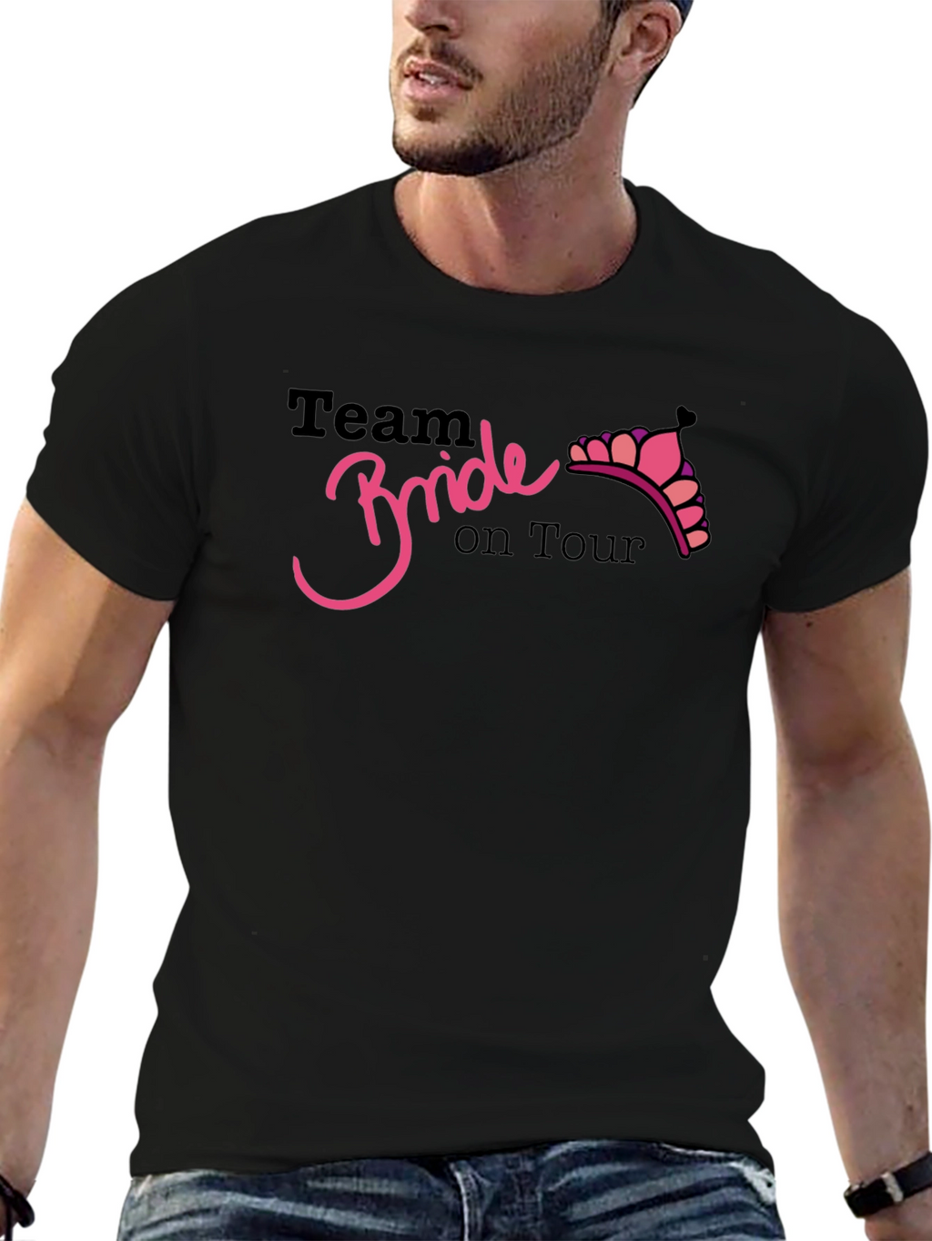 Team Bride On Tour Black Tee
