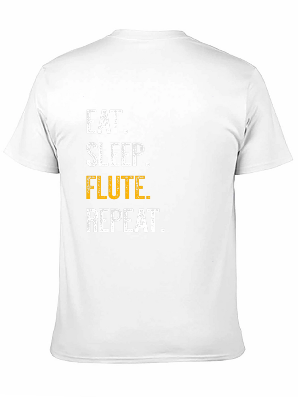 Eat Sleep Flute Repeat Black T-Shirt