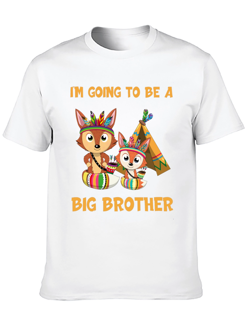 Big Brother Fox Tee - Pregnancy Announcement