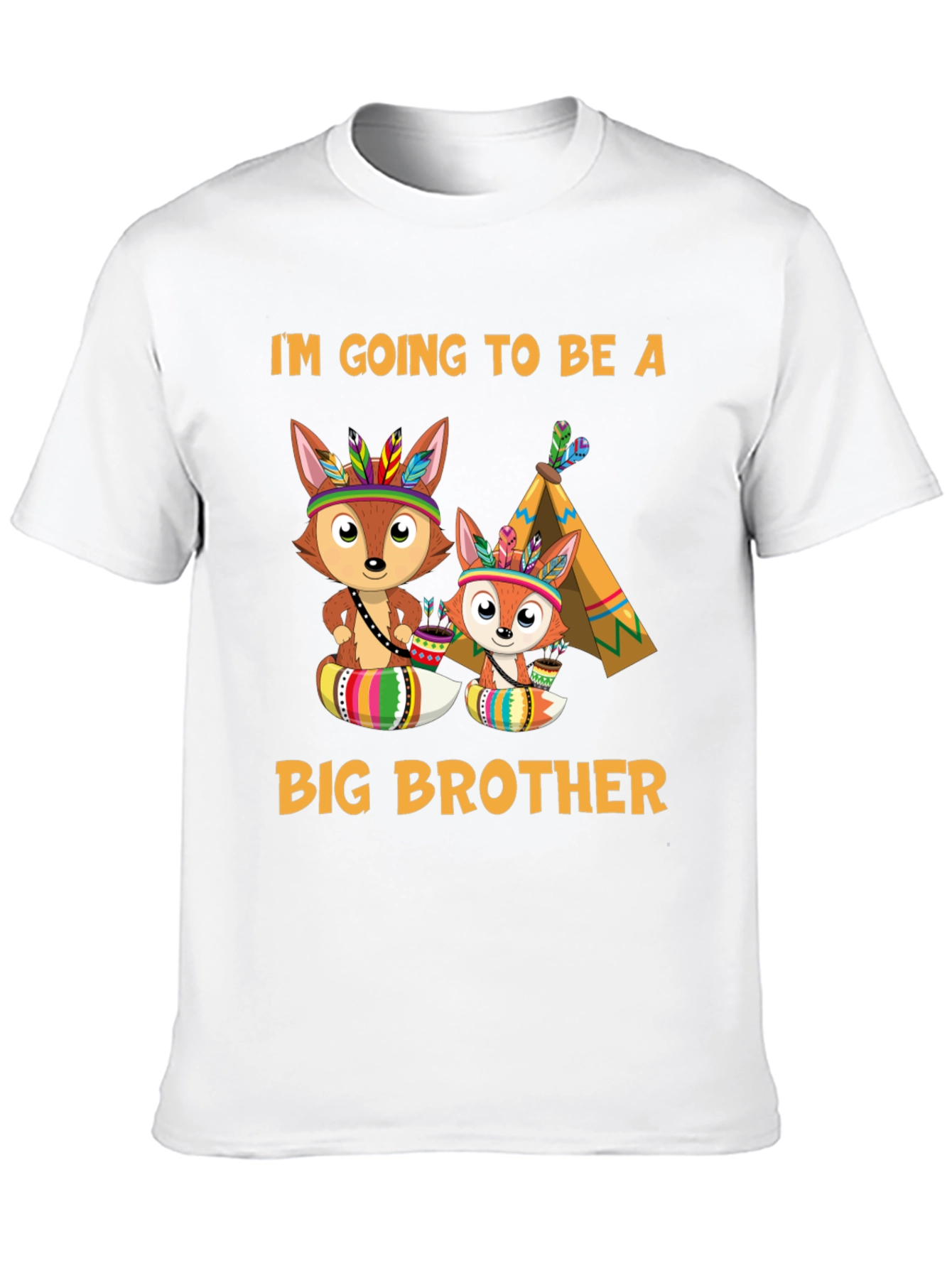 Big Brother Fox Tee - Pregnancy Announcement