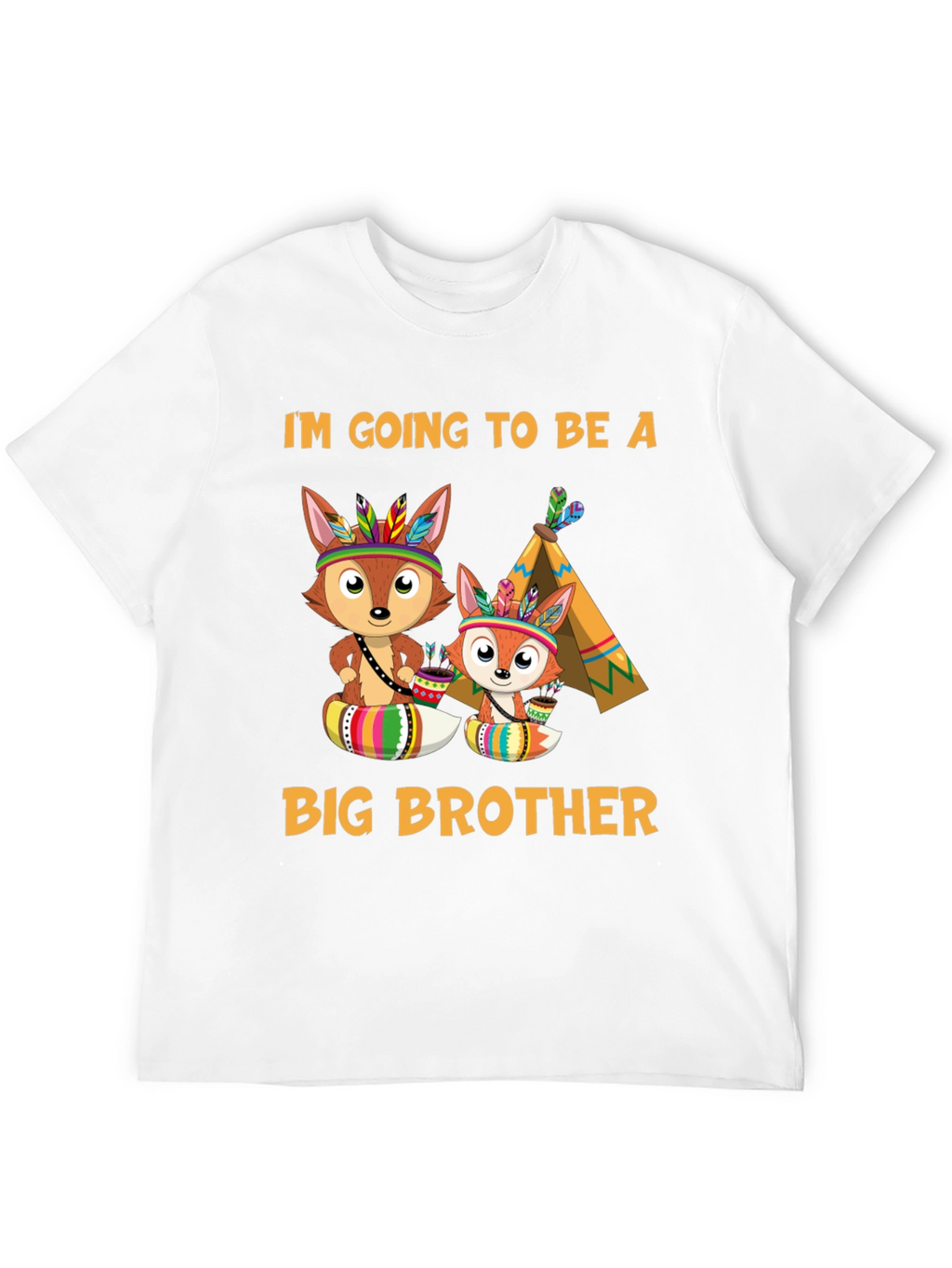 Big Brother Fox Tee - Pregnancy Announcement