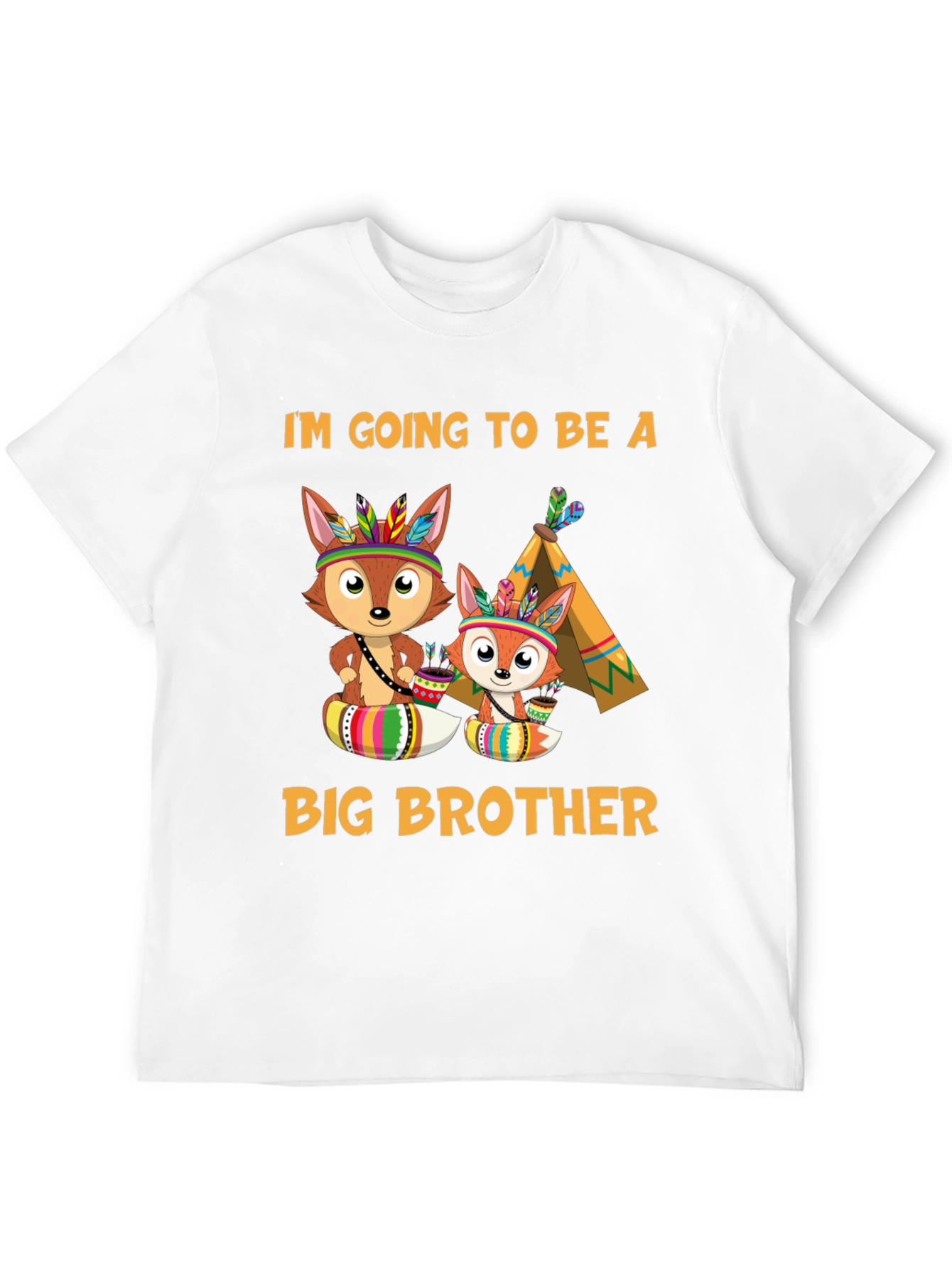 Big Brother Fox Tee - Pregnancy Announcement