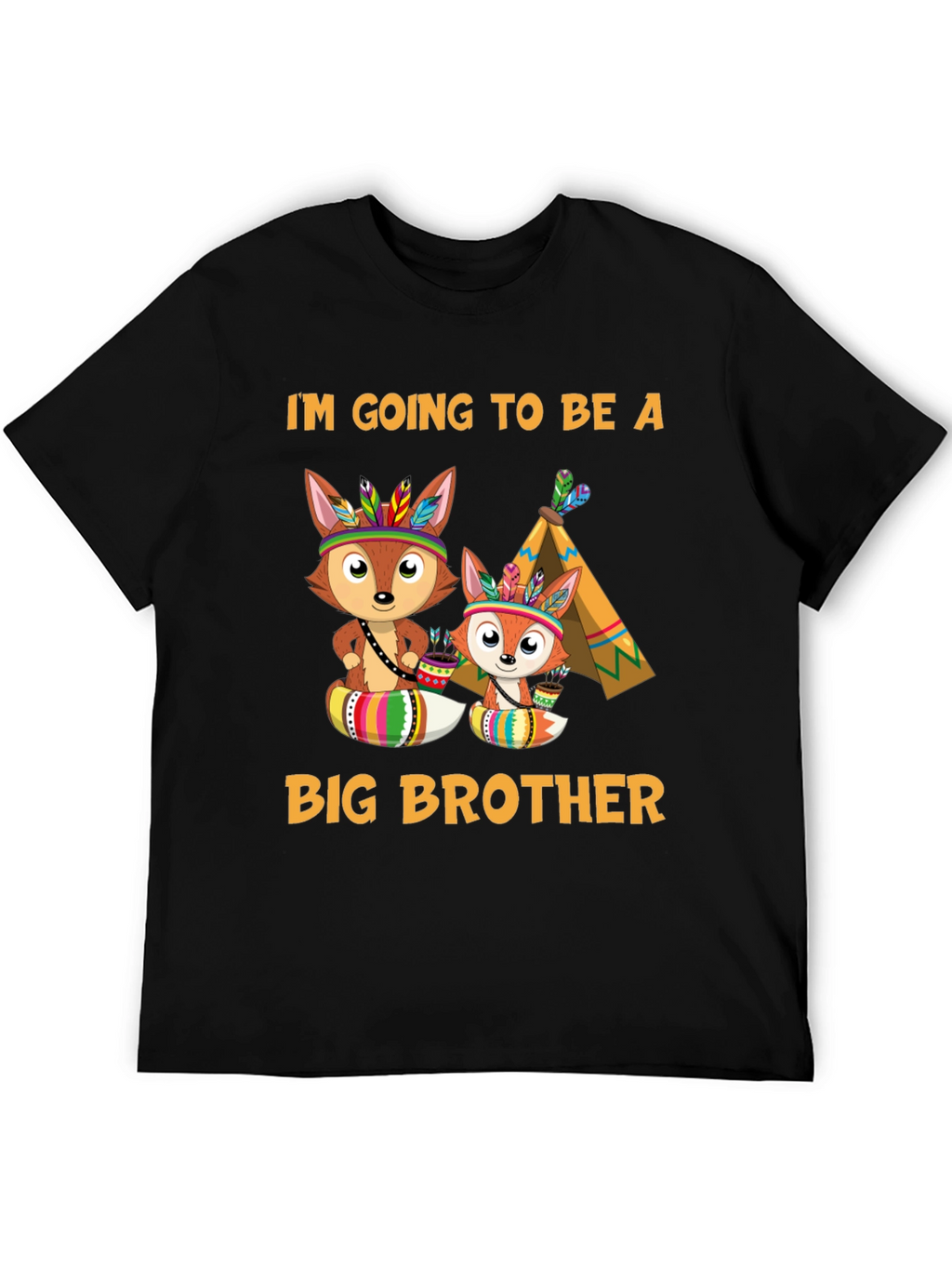Big Brother Fox Tee - Pregnancy Announcement