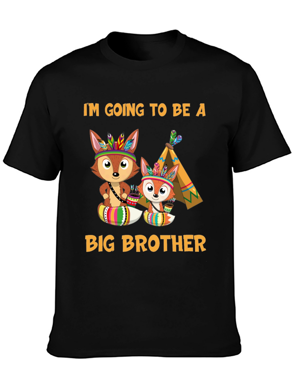 Big Brother Fox Tee - Pregnancy Announcement
