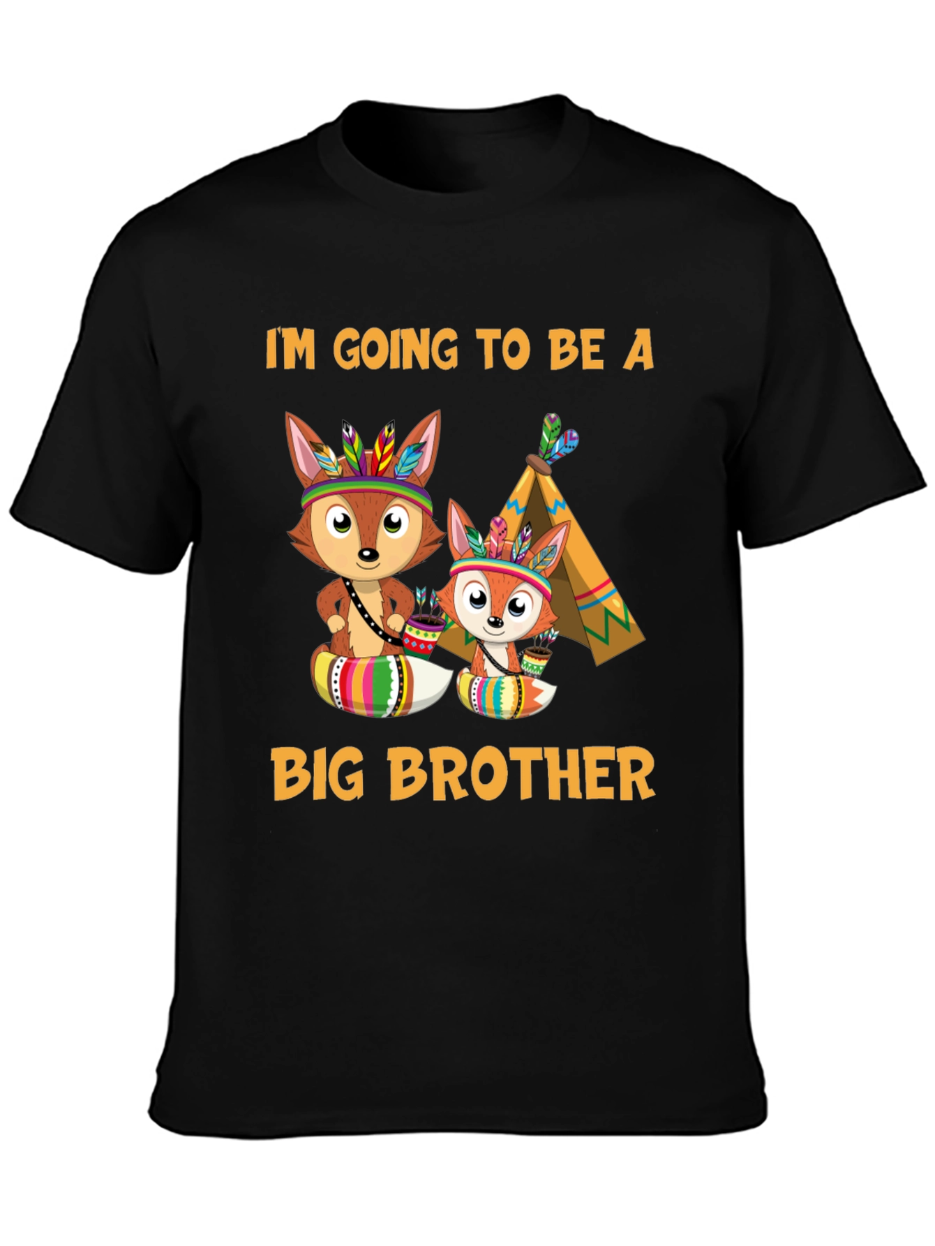 Big Brother Fox Tee - Pregnancy Announcement