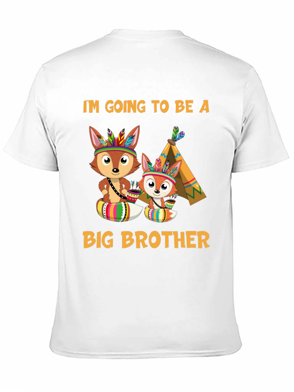 Big Brother Fox Tee - Pregnancy Announcement