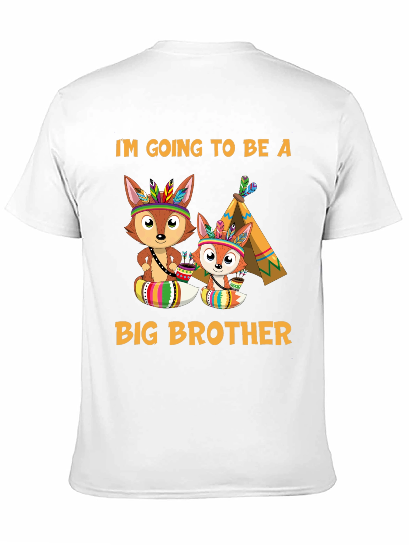Big Brother Fox Tee - Pregnancy Announcement