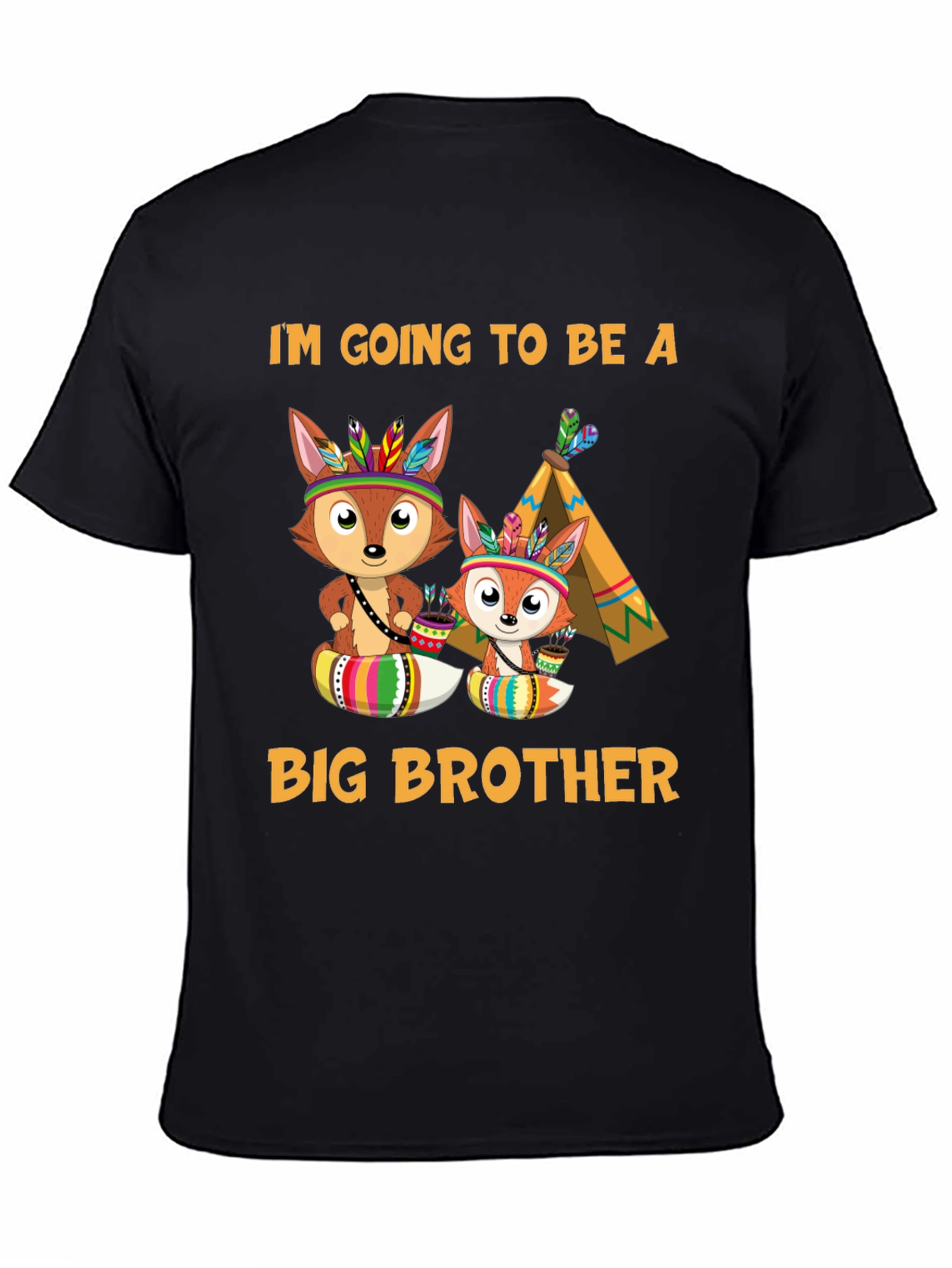 Big Brother Fox Tee - Pregnancy Announcement