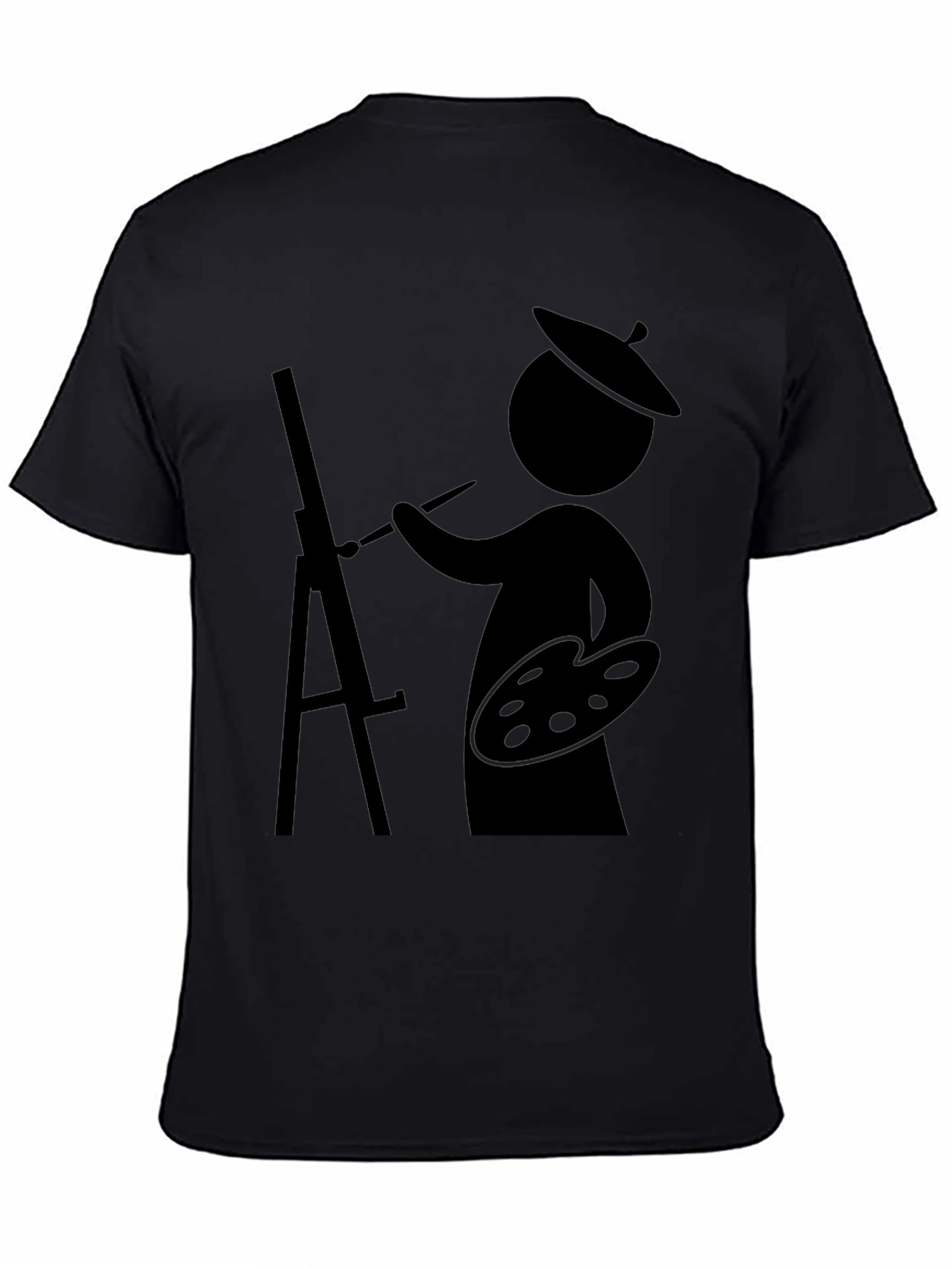 Artist Graphic T-Shirt - Painter on Canvas Tee