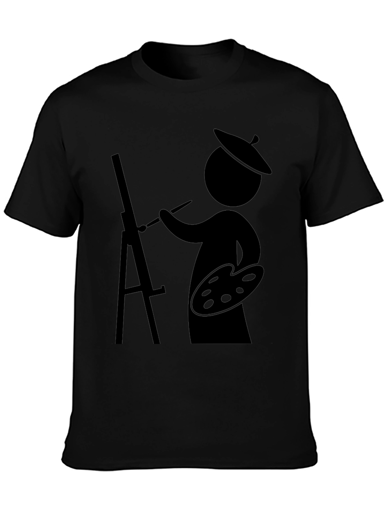 Artist Graphic T-Shirt - Painter on Canvas Tee