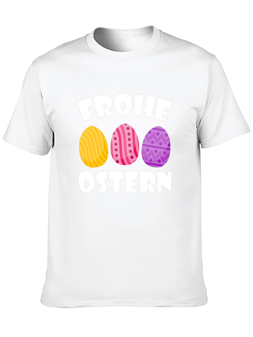 Frohe Ostern Easter Egg T-Shirt - Black