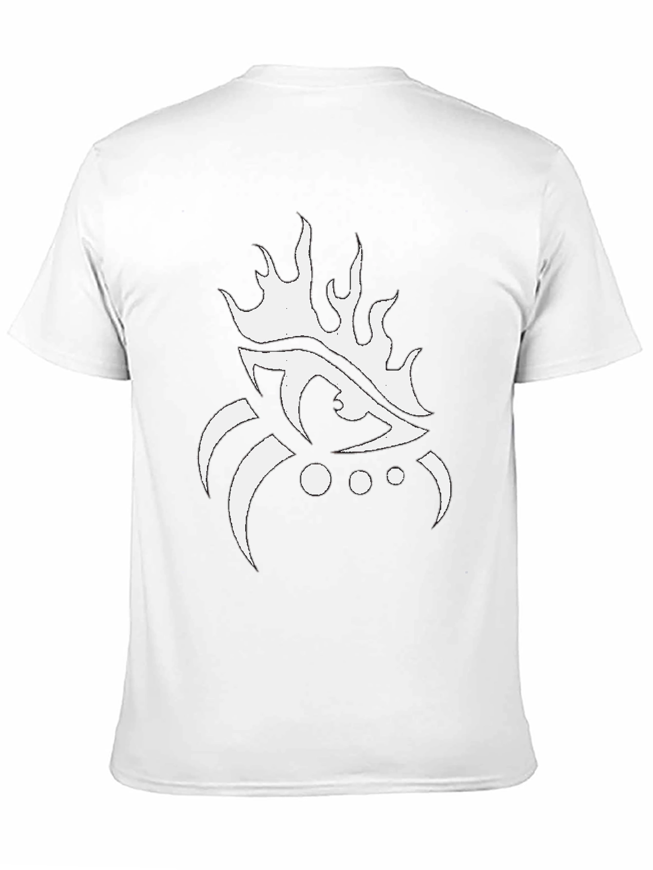 Eye Flame Graphic Black T-Shirt