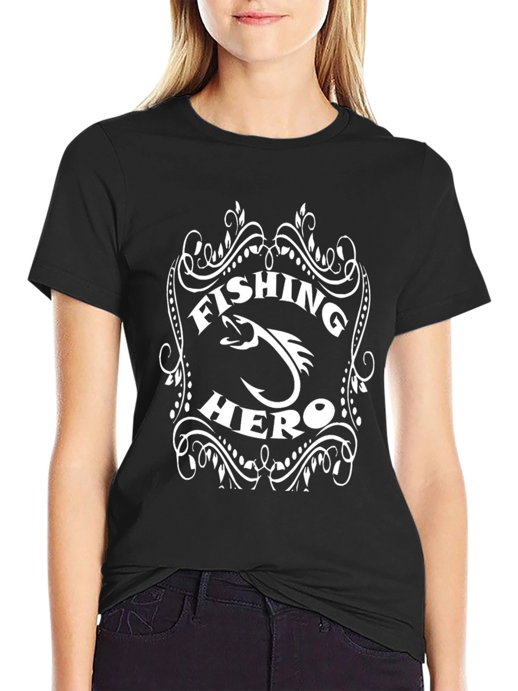 Fishing Hero Graphic T-Shirt