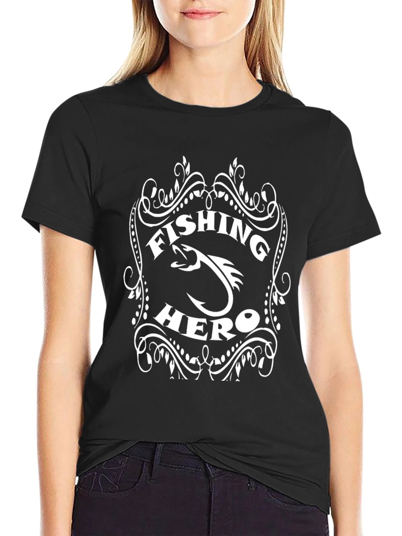 Fishing Hero Graphic T-Shirt