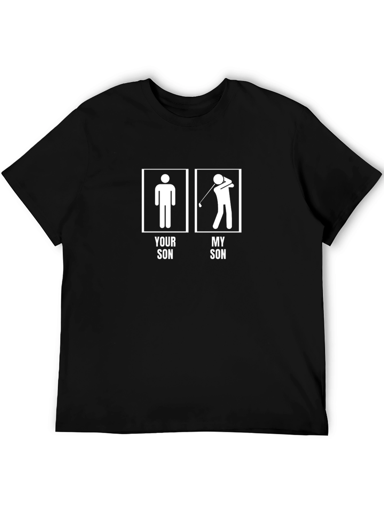 Funny Golf T-Shirt: Your Son vs. My Son