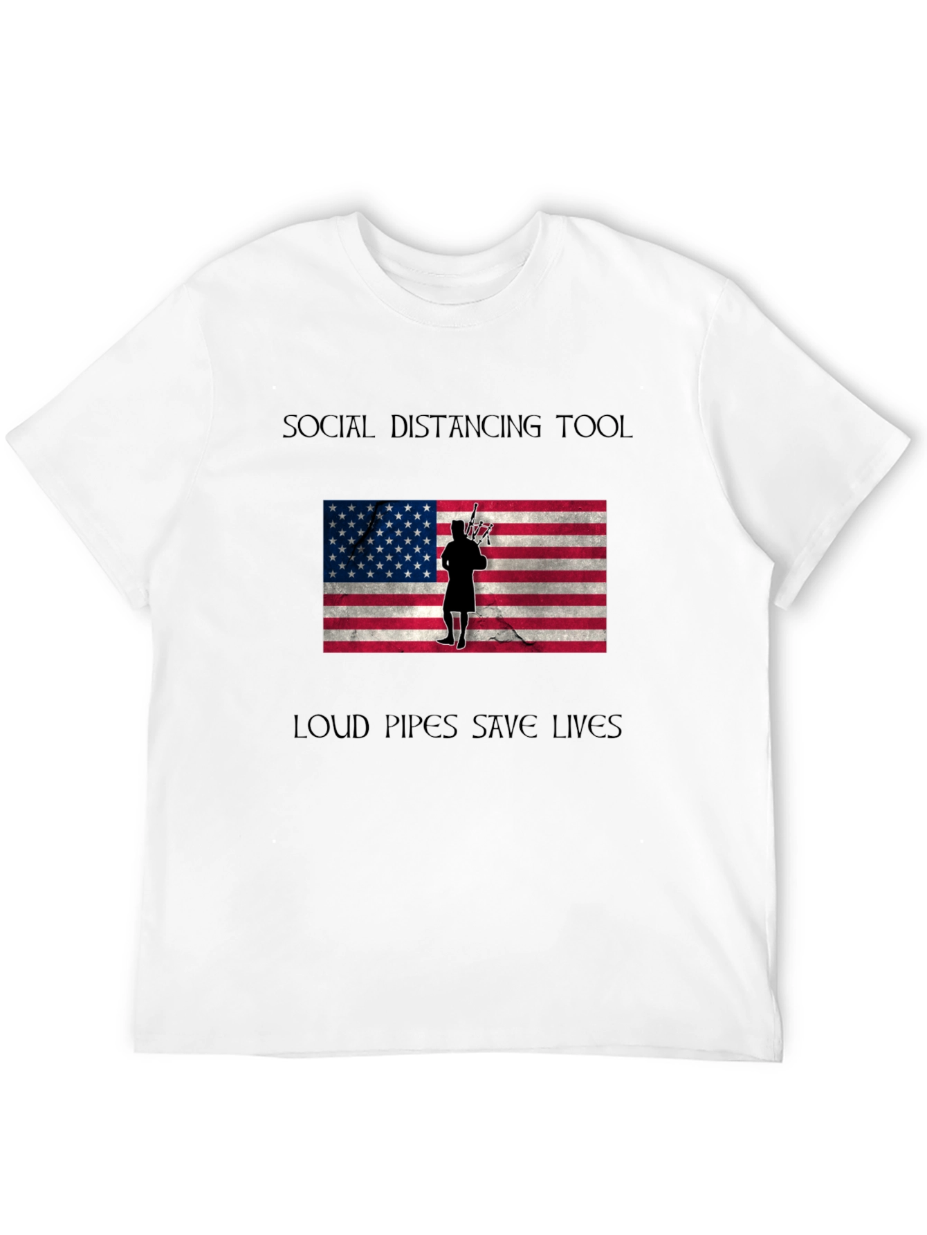 Social Distancing Loud Pipes T-Shirt