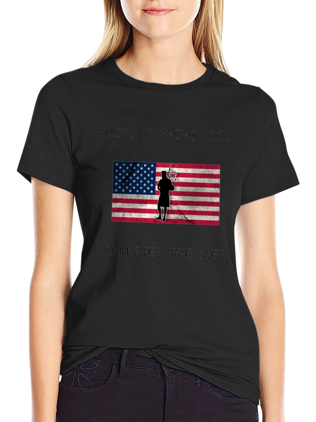 Social Distancing Loud Pipes T-Shirt