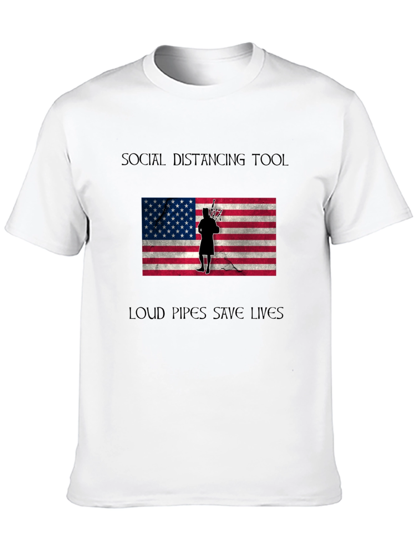 Social Distancing Loud Pipes T-Shirt