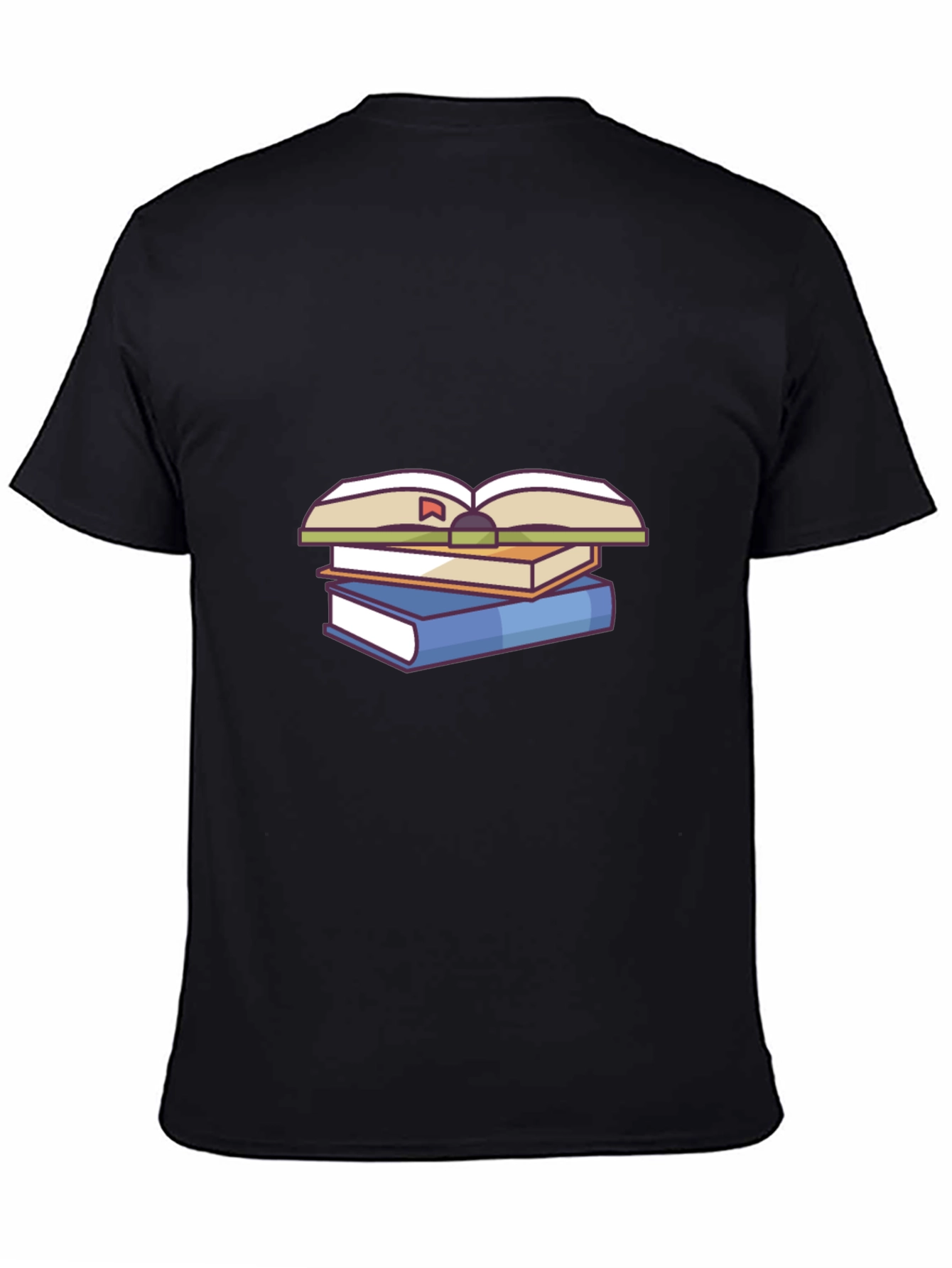 Book Stack Graphic Tee - Study in Style
