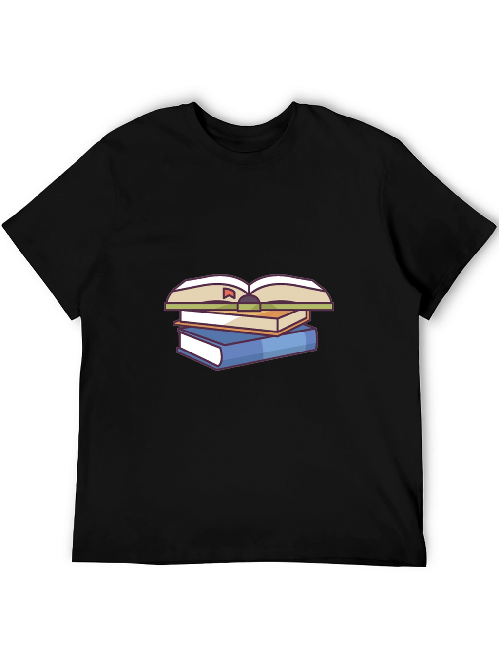 Book Stack Graphic Tee - Study in Style