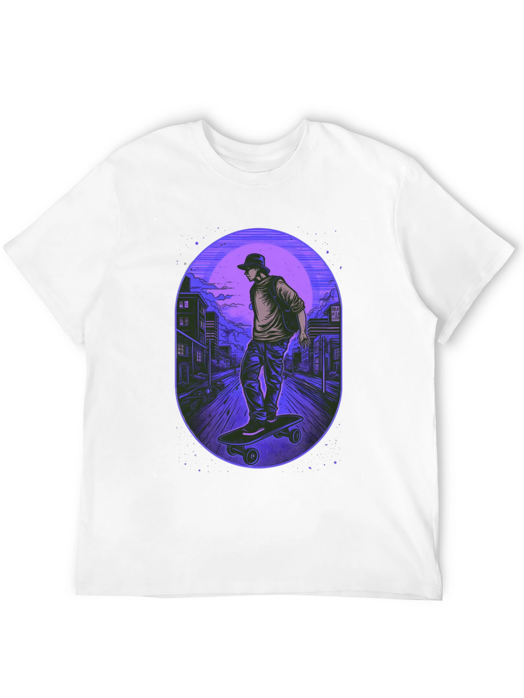 Skateboarder Graphic Tee - Urban Style