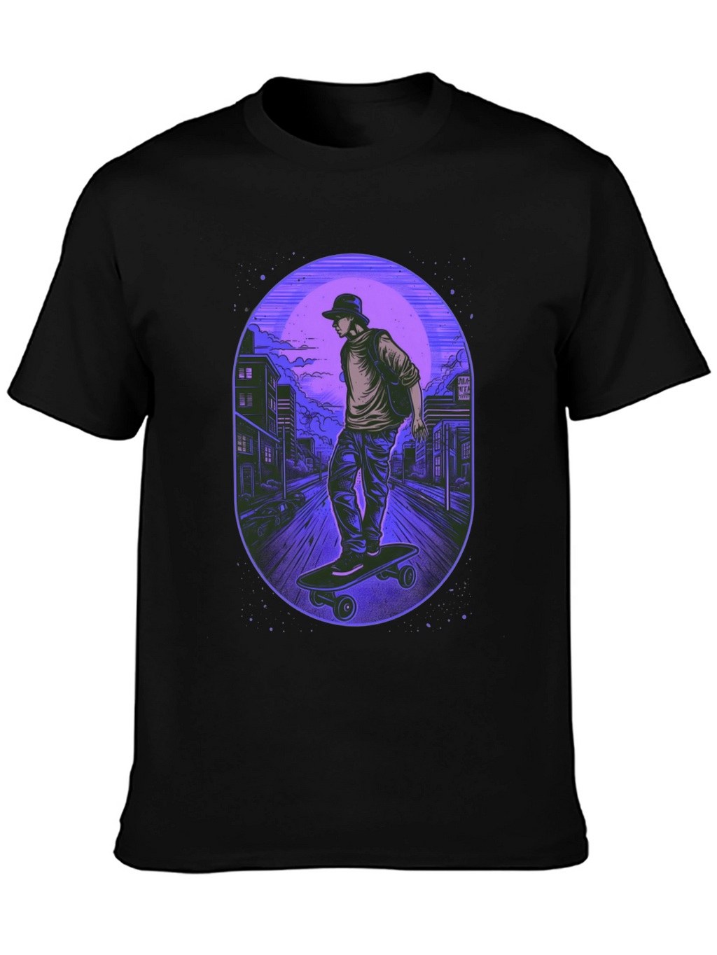 Skateboarder Graphic Tee - Urban Style