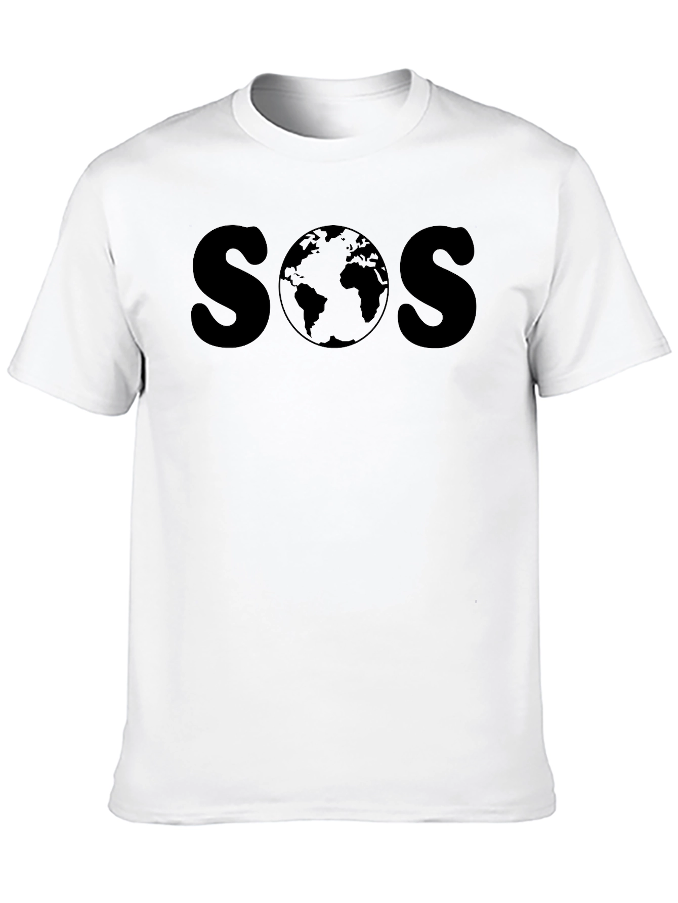 SOS Earth Graphic Tee - Save Our Planet T-Shirt