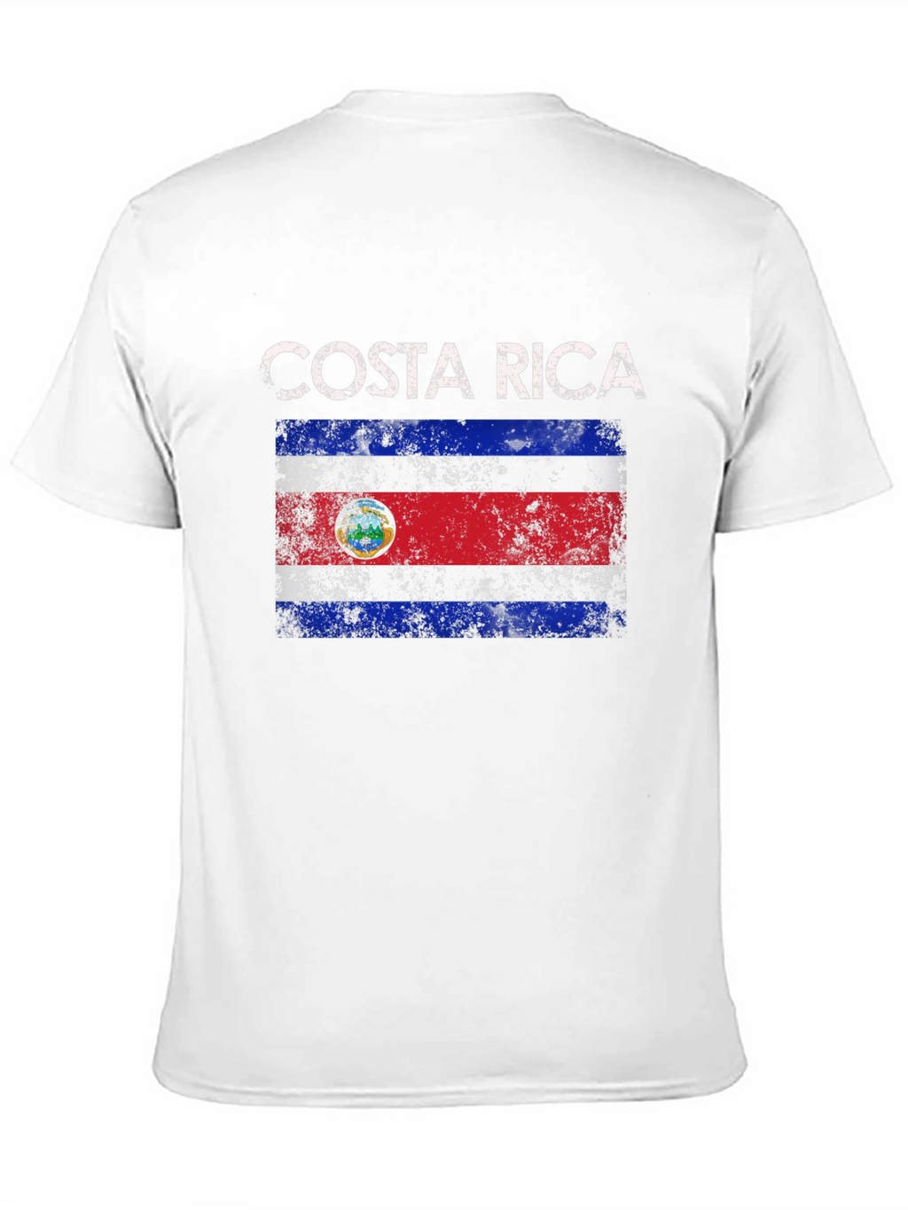 Costa Rica Flag Graphic T-Shirt