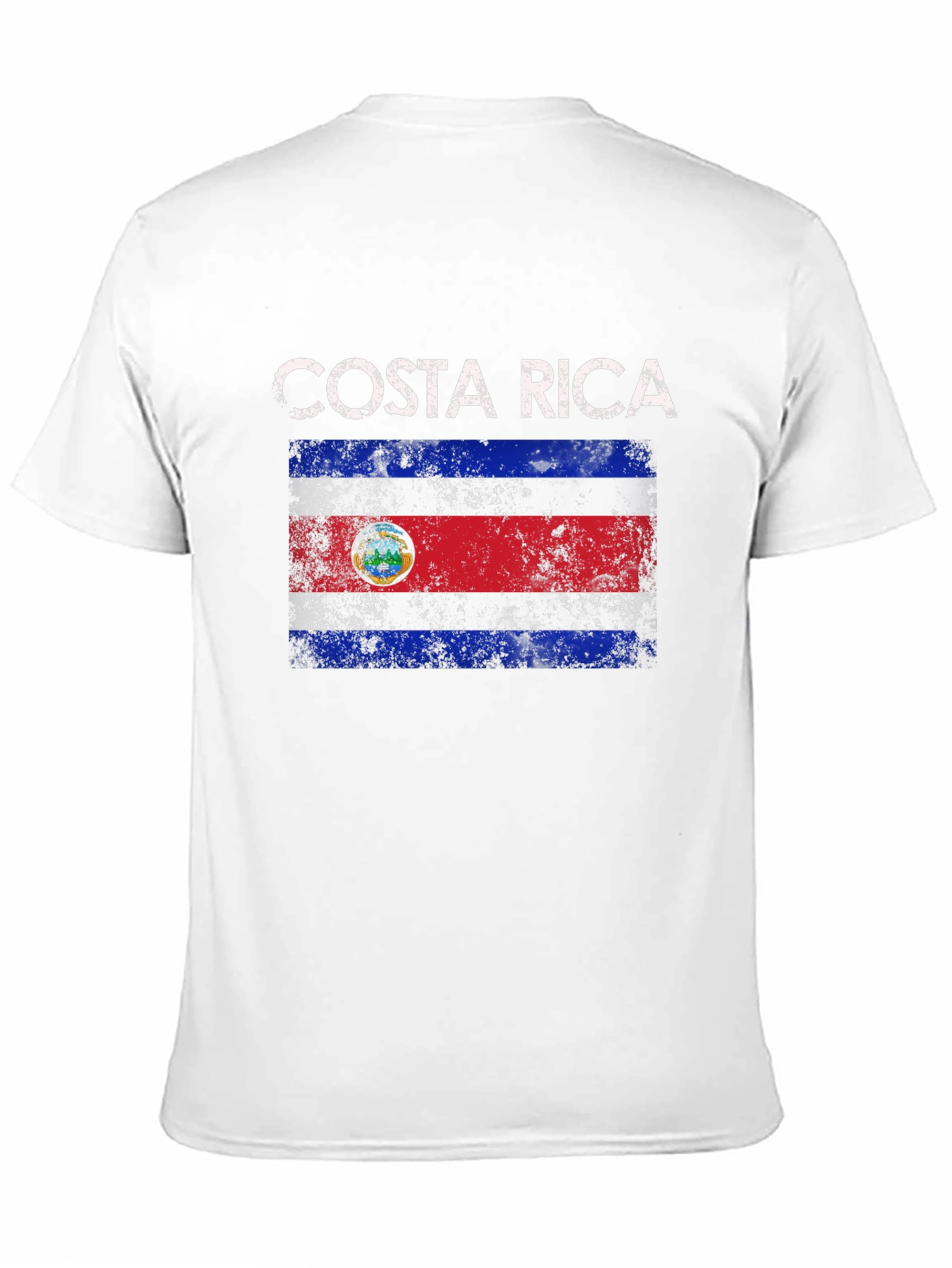 Costa Rica Flag Graphic T-Shirt