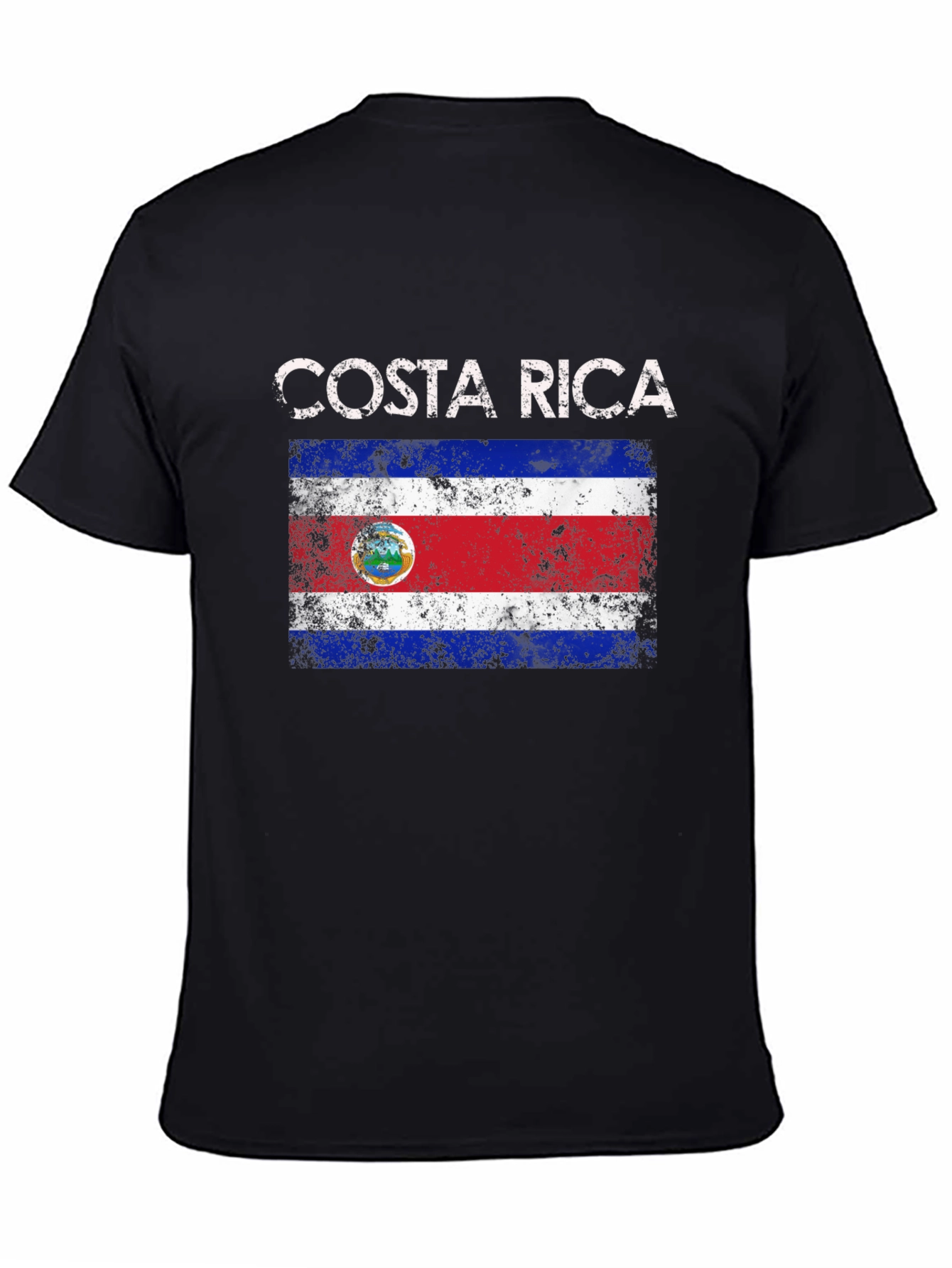 Costa Rica Flag Graphic T-Shirt