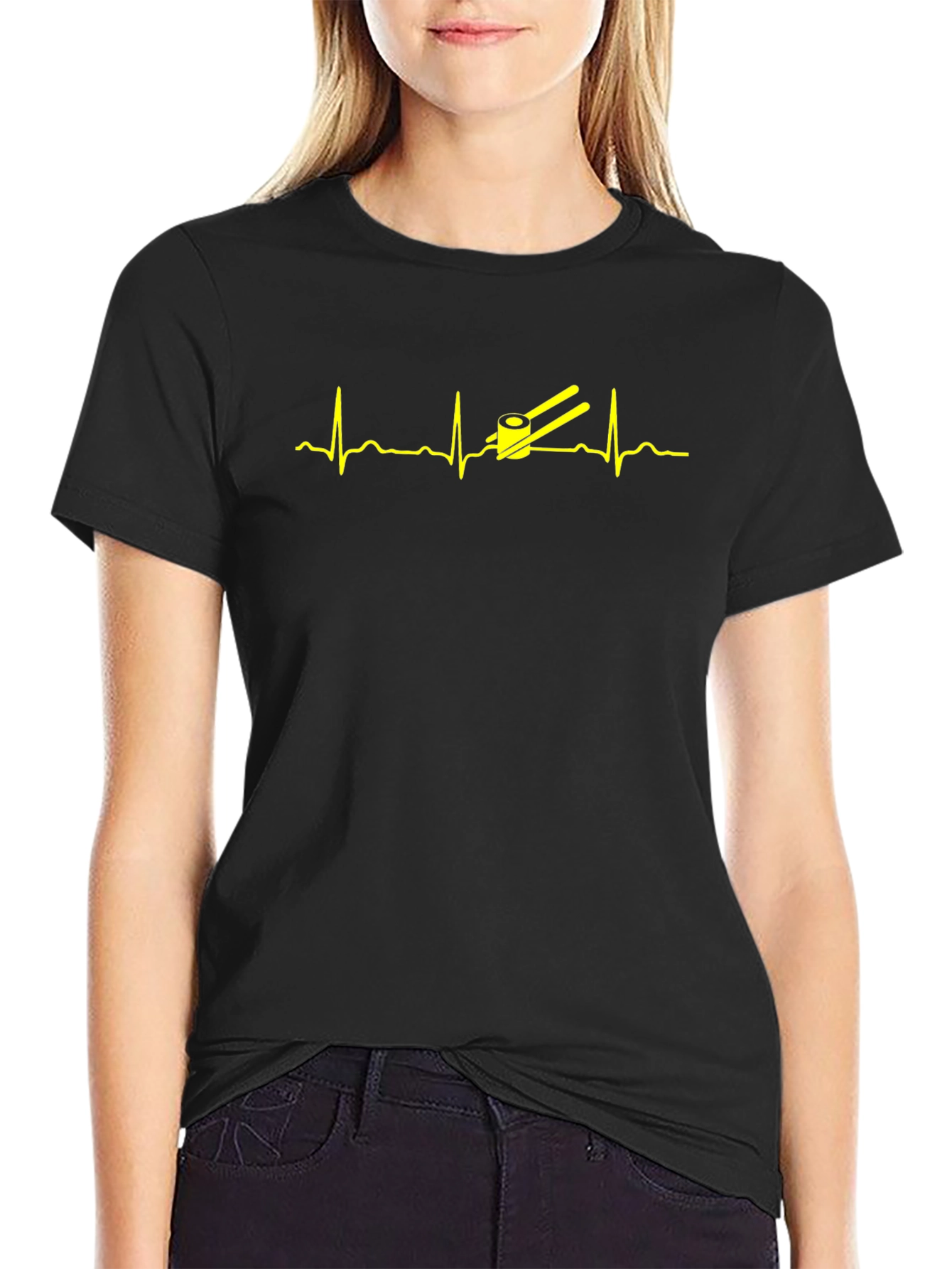 Sushi Lovers ECG T-Shirt - Black