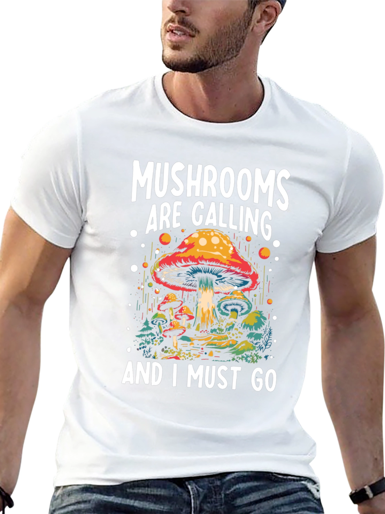 Mushroom Calling T-Shirt - Nature Adventure