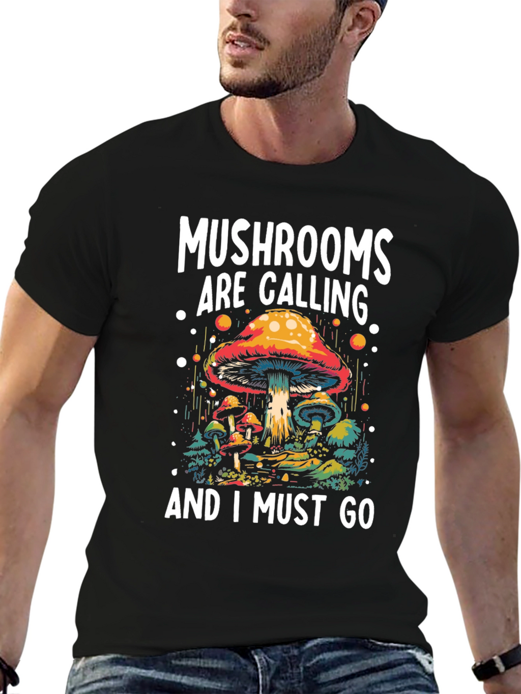 Mushroom Calling T-Shirt - Nature Adventure