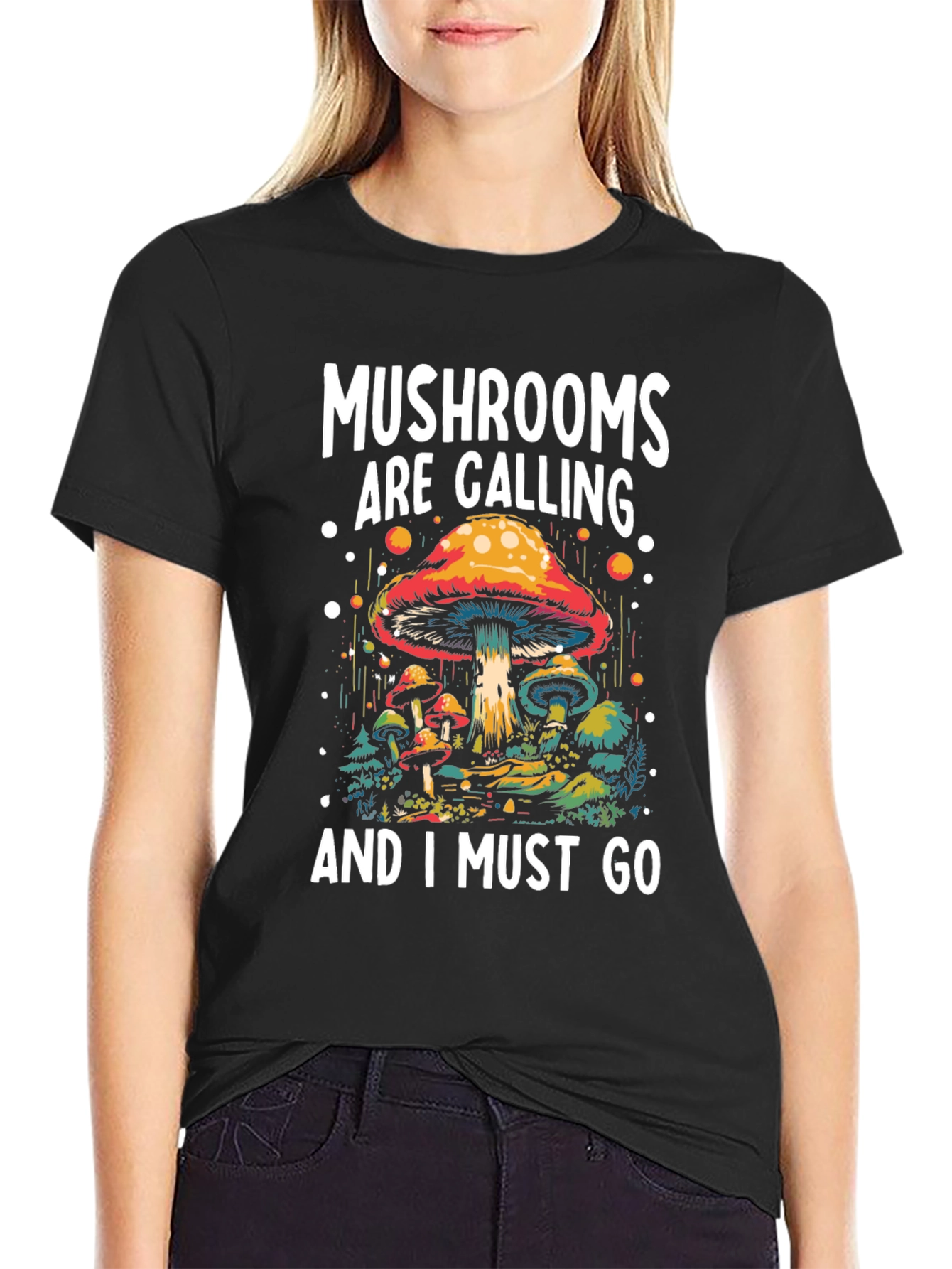 Mushroom Calling T-Shirt - Nature Adventure