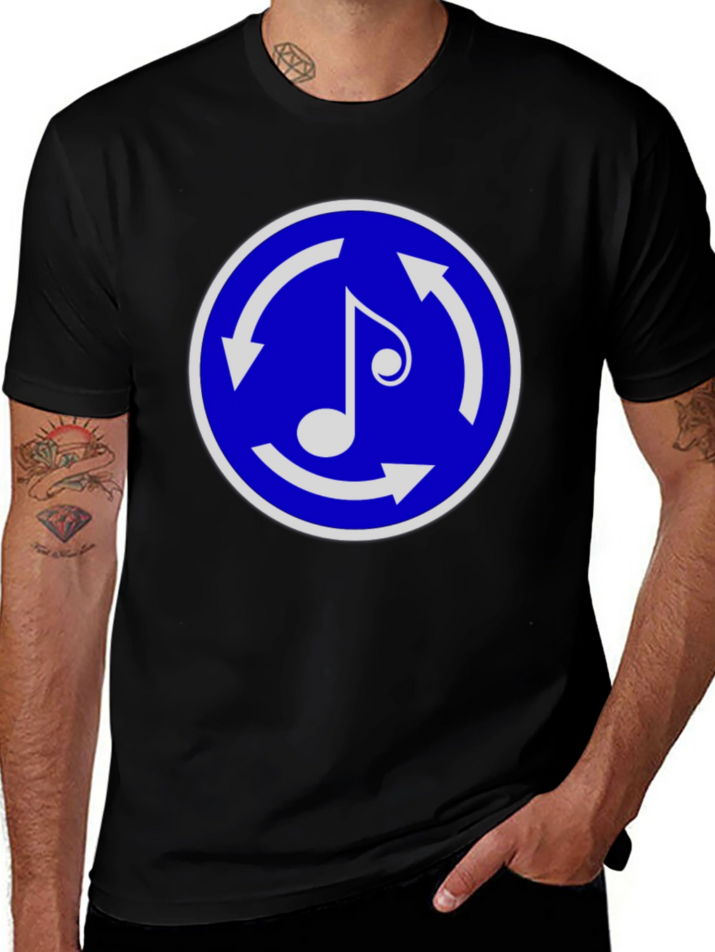 Music Rotation T-Shirt - Soft Cotton Tee