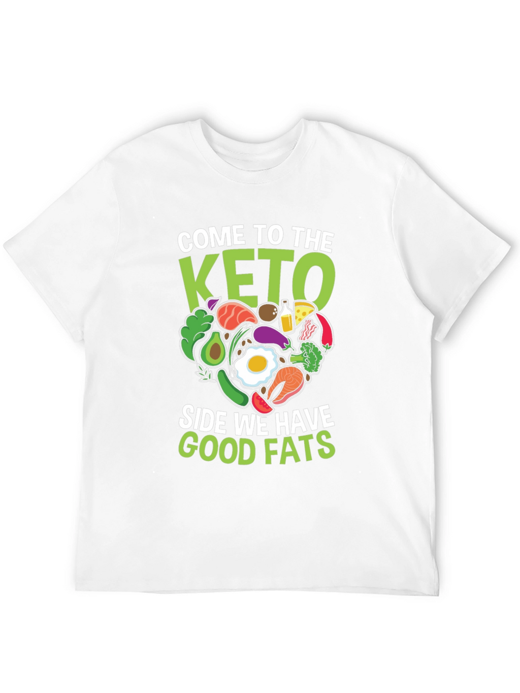 Keto Diet T-Shirt - Good Fats Design