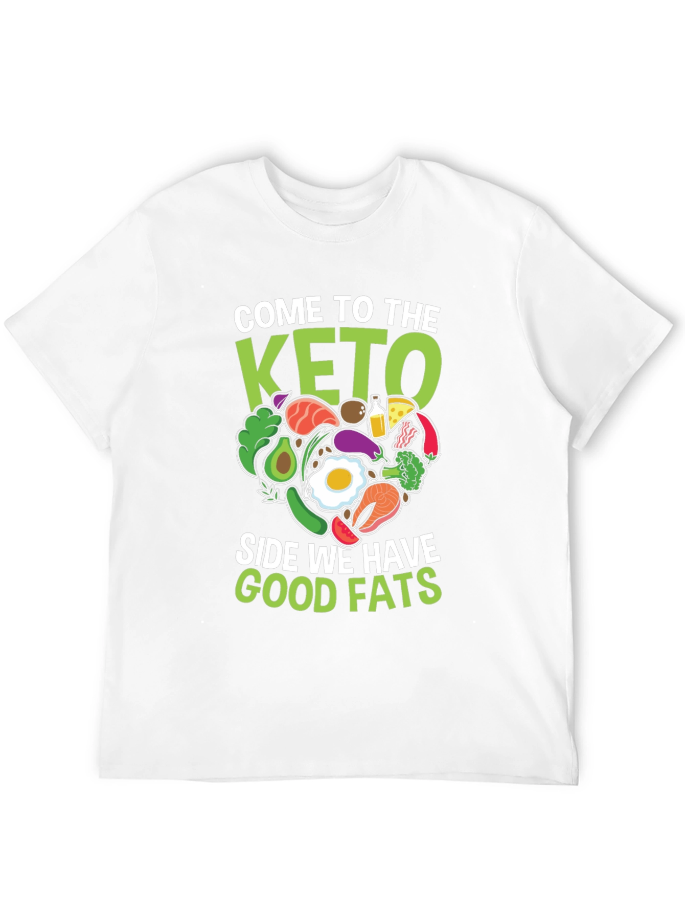 Keto Diet T-Shirt - Good Fats Design