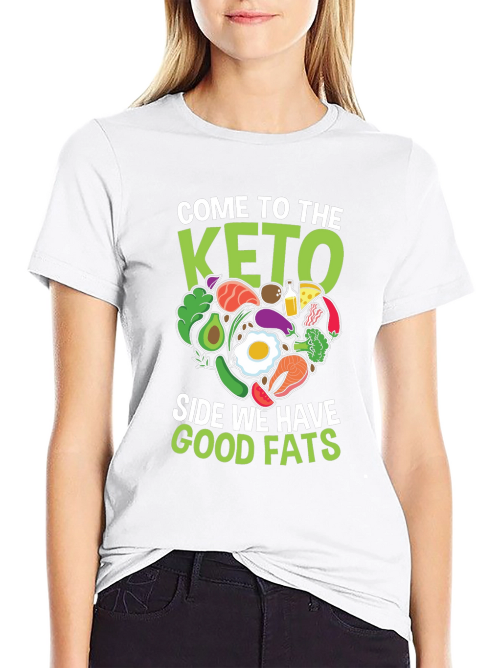 Keto Diet T-Shirt - Good Fats Design