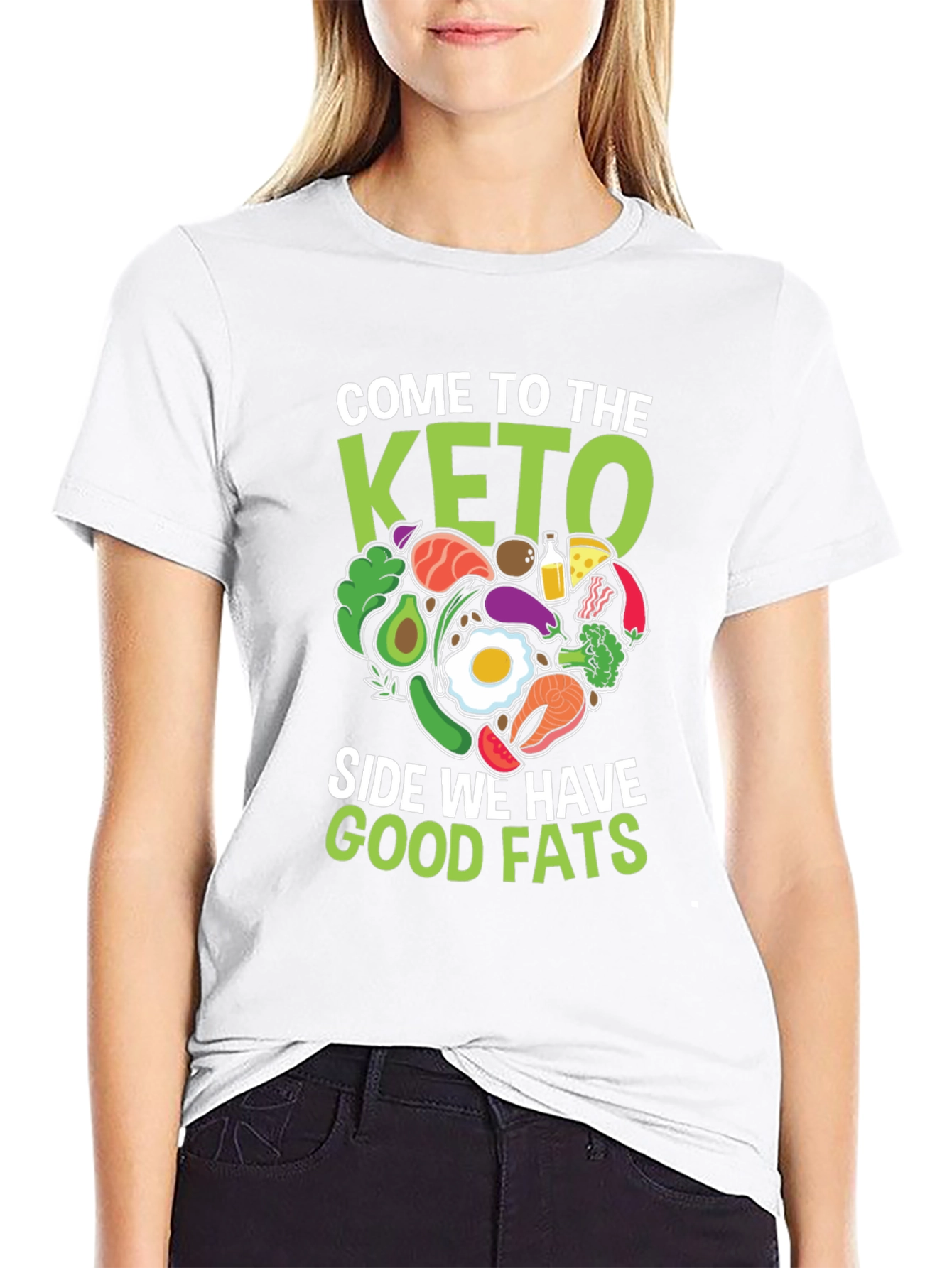 Keto Diet T-Shirt - Good Fats Design