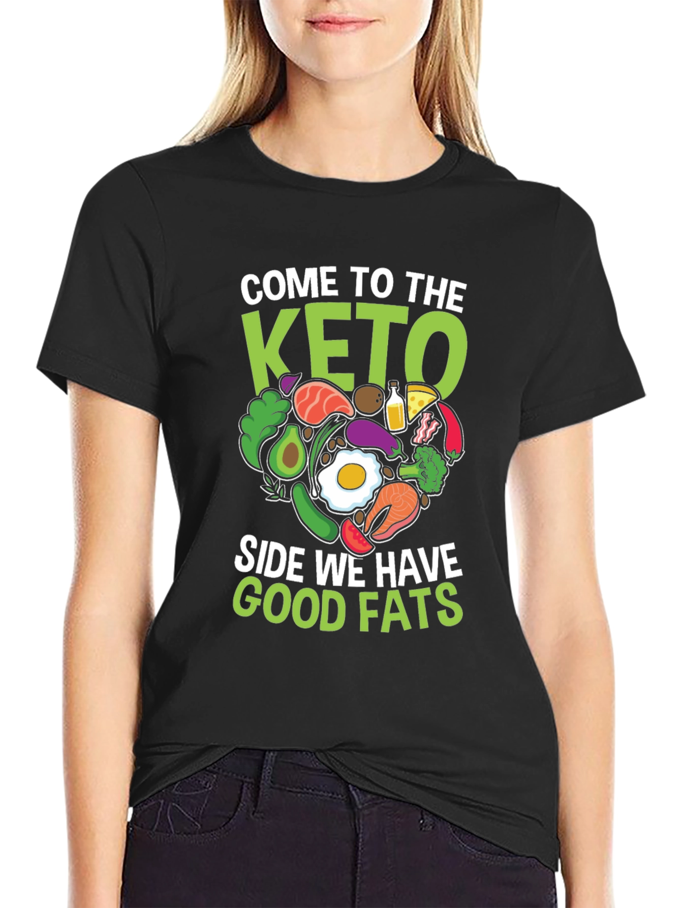 Keto Diet T-Shirt - Good Fats Design