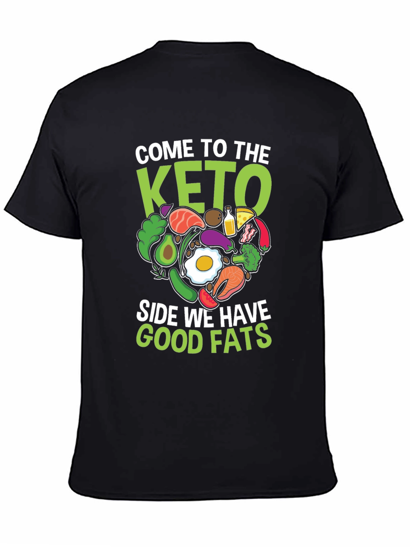 Keto Diet T-Shirt - Good Fats Design