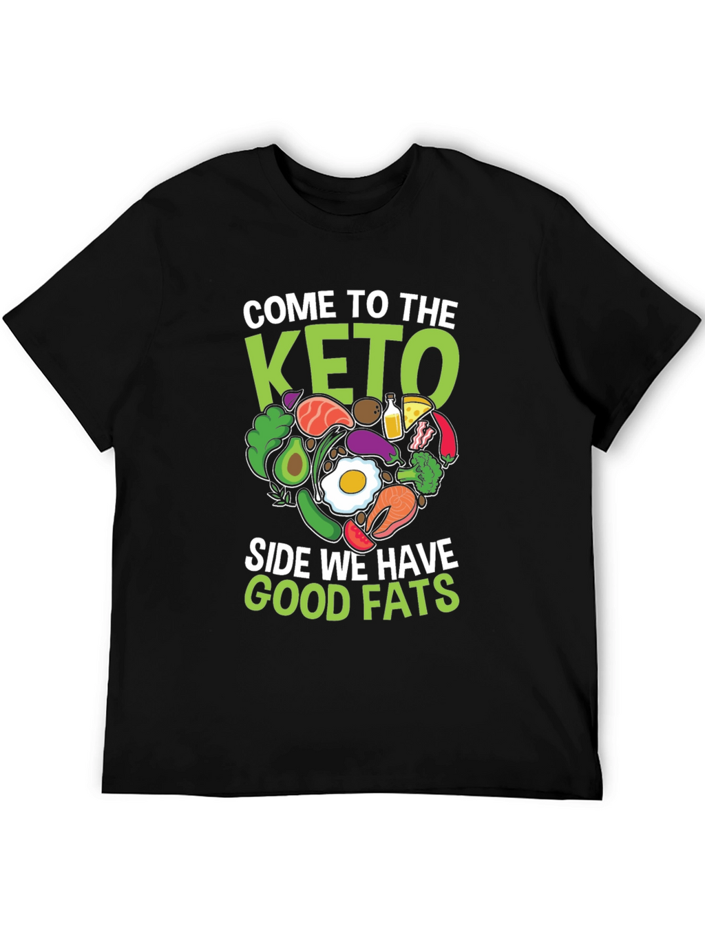 Keto Diet T-Shirt - Good Fats Design