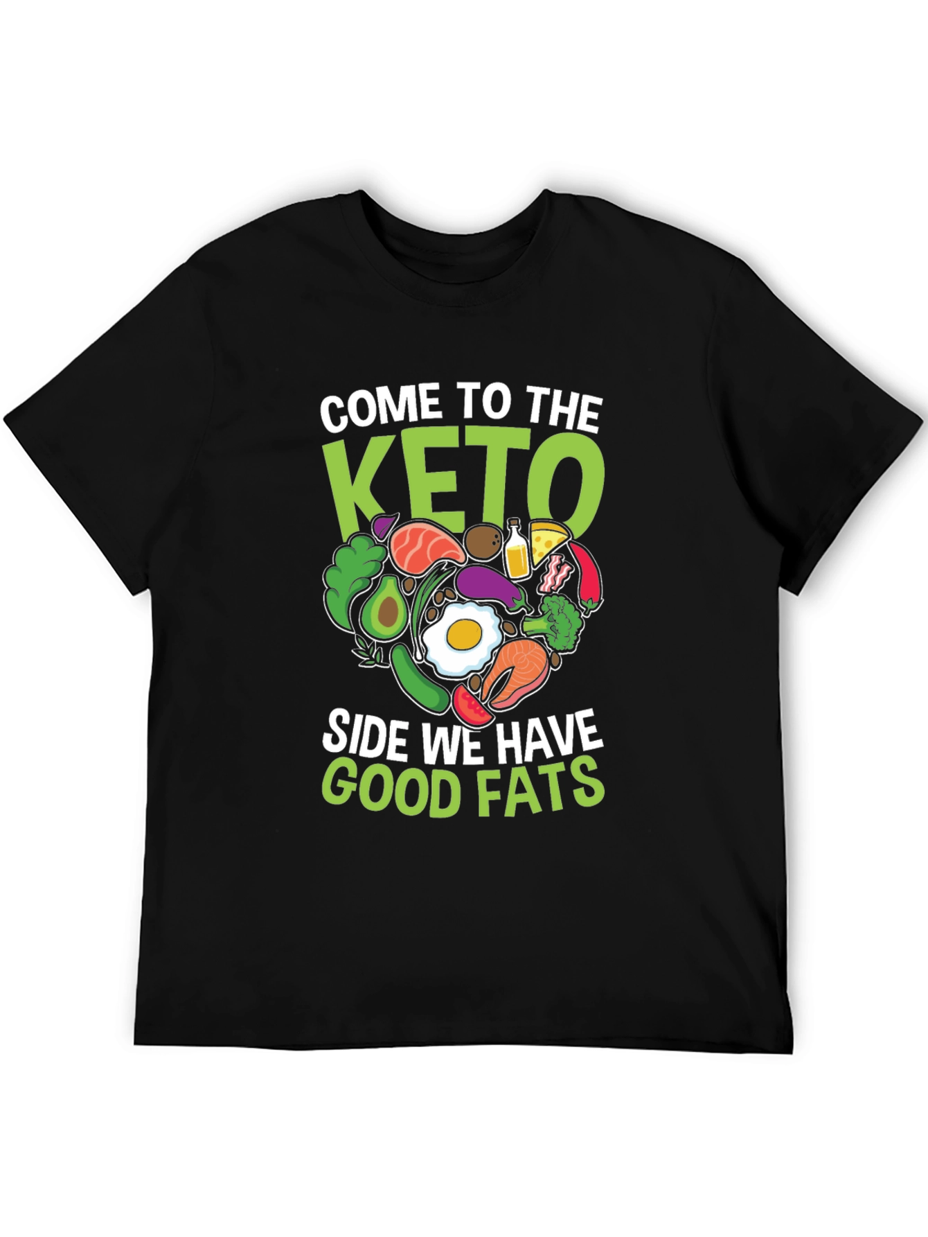 Keto Diet T-Shirt - Good Fats Design