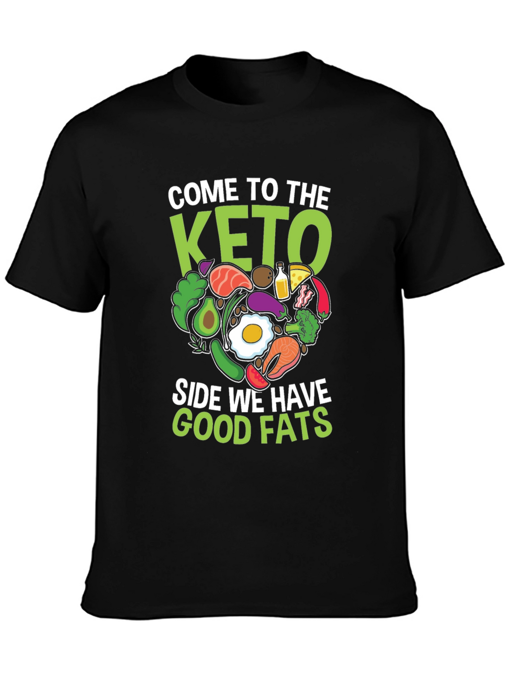 Keto Diet T-Shirt - Good Fats Design